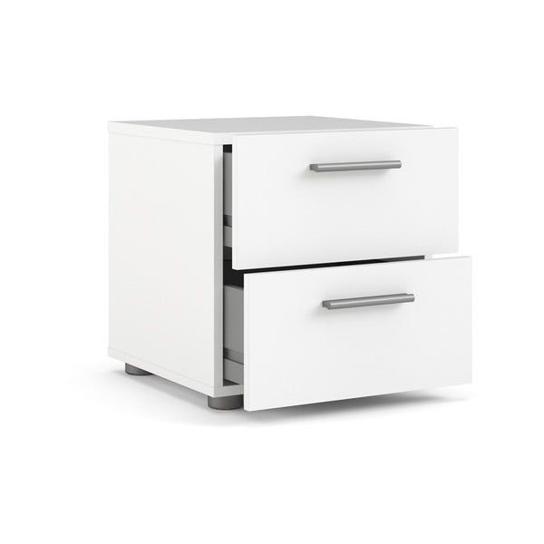Бяло нощно шкафче Pepe - Tvilum-image-4