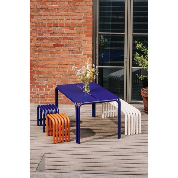 Метална градинска маса за хранене 84x135 cm Nokk – noo.ma-image-1