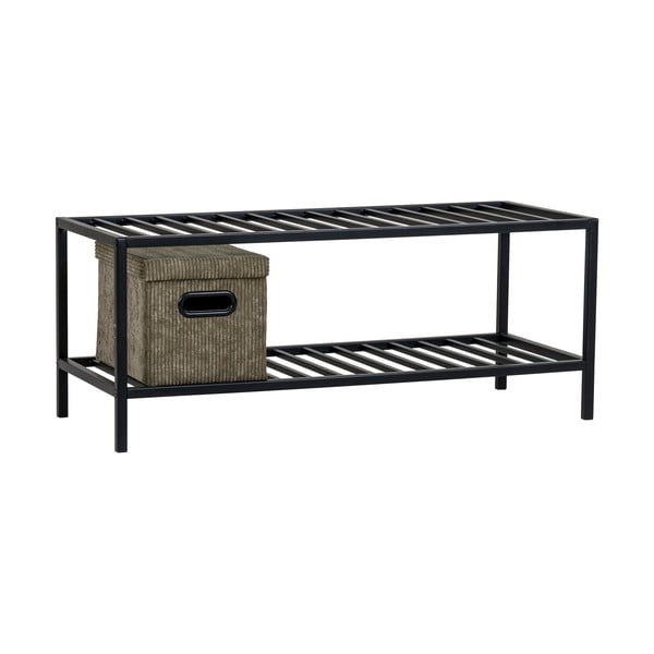 Черен метален шкаф за обувки Vita - House Nordic-image-3