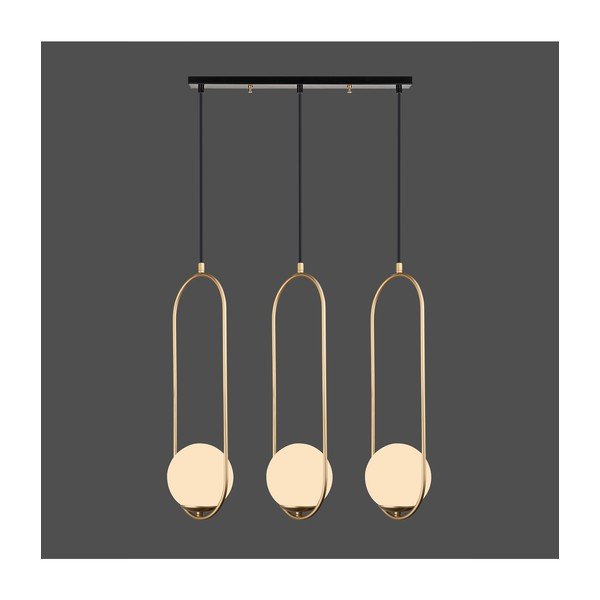 Висяща лампа в златист цвят , височина 146 cm Arch - Squid Lighting-image-1