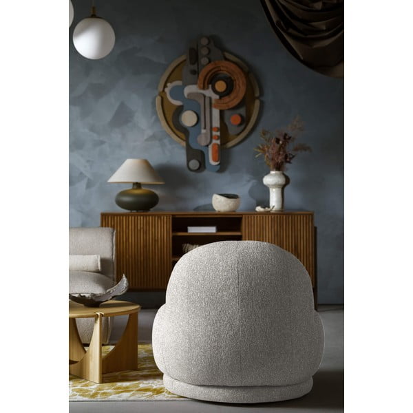 Светлосиво кресло Ovo – Miuform-image-2