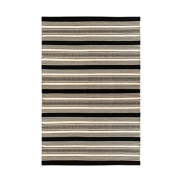 Черно-бял двустранен килим за открито, изработен от рециклирана пластмаса , 160 x 230 cm Zambezi - Green Decore