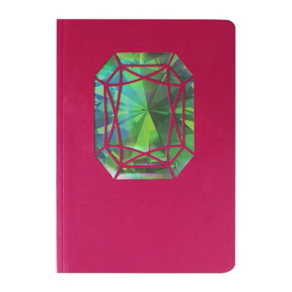 Zápisník A6 Portico Designs Smaragd, 124 stránek