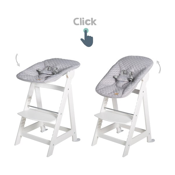 Бял стол за хранене Grow-Along – Roba-image-4