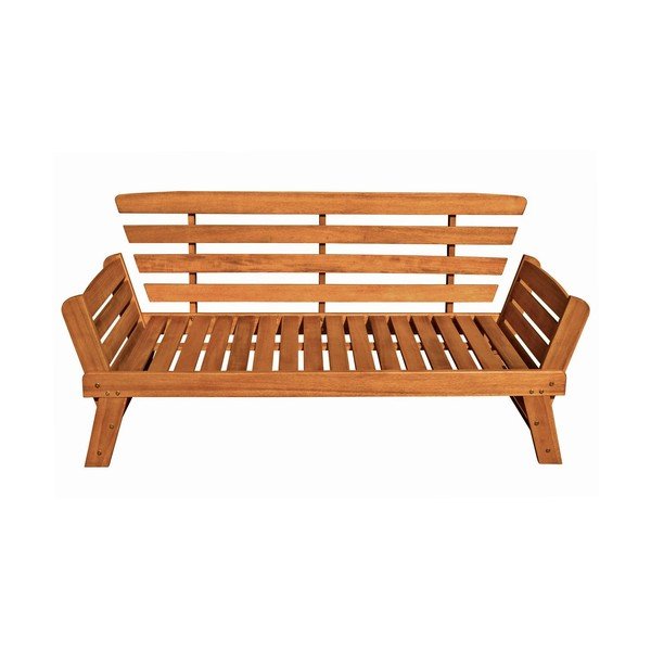 Градинска пейка от евкалиптова дървесина Fortuna - Garden Pleasure-image-4