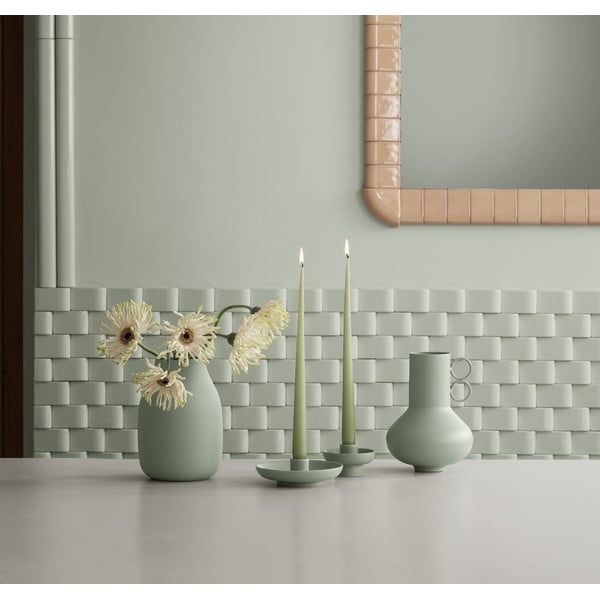 Зелена метална ваза (височина 20 см) Loha - Blomus-image-1