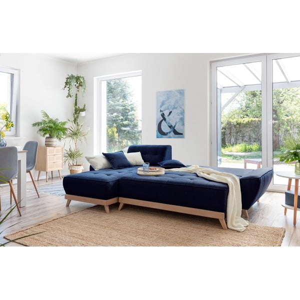 Морскосин разтегателен диван променлив ъглов диван Dazzling Daisy - Miuform-image-4