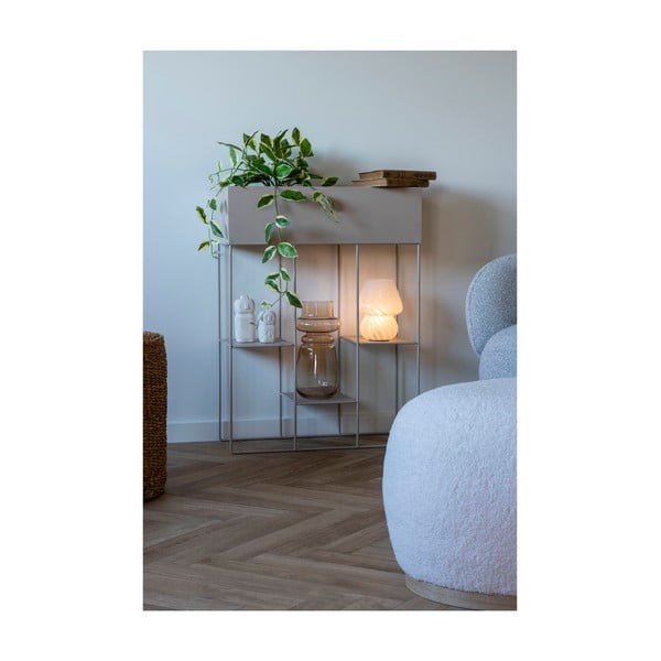 Светлокафява стъклена ваза (височина 31 cm) – House Nordic-image-3