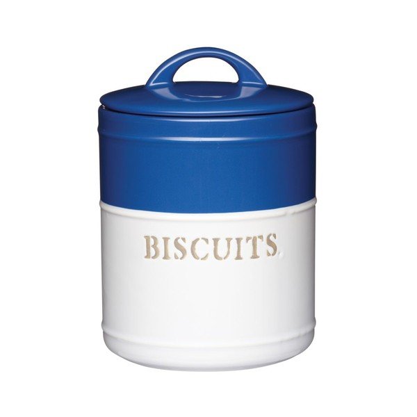 Modrobílá dóza Biscuits