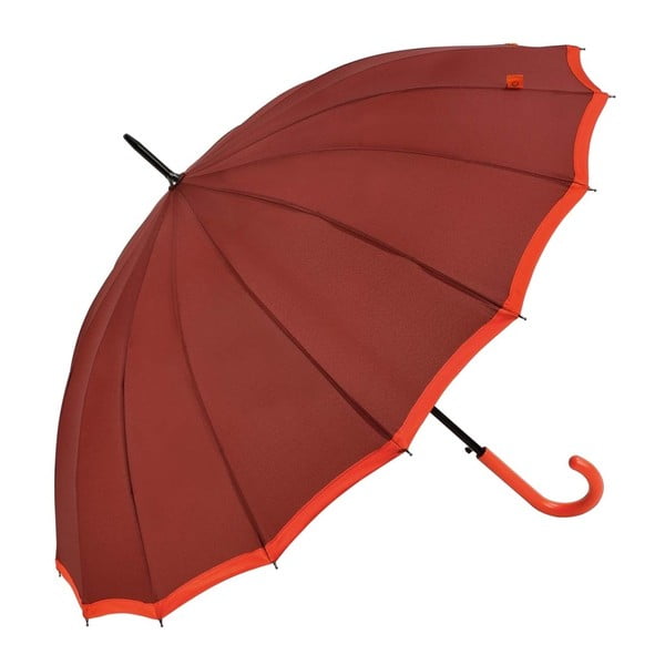 Červený holový deštník Baires, ⌀ 122 cm