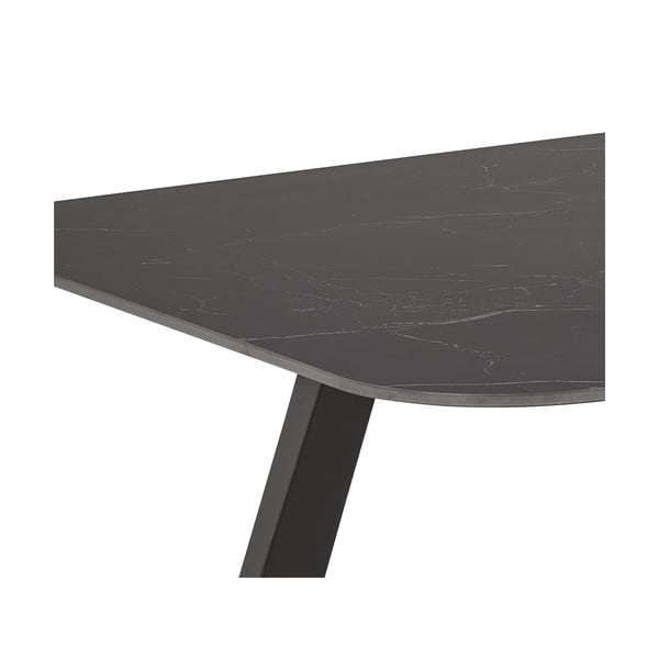 Трапезна маса с керамичен плот 90x180 cm Antalya – Actona-image-3