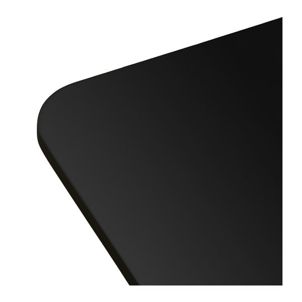 Черна трапезна маса с черен плот за маса 80x120 cm – Casa Selección-image-2