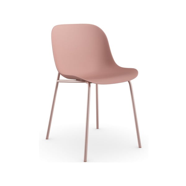Комплект от 2 розови трапезни стола Ocean - Støraa