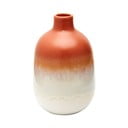 Оранжево-бяла ваза Bohemian Home Mojave - Sass & Belle