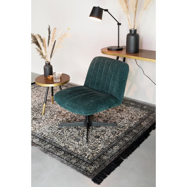 Черна настолна лампа с метален абажур (височина 60 cm) Hajo – White Label-image-4