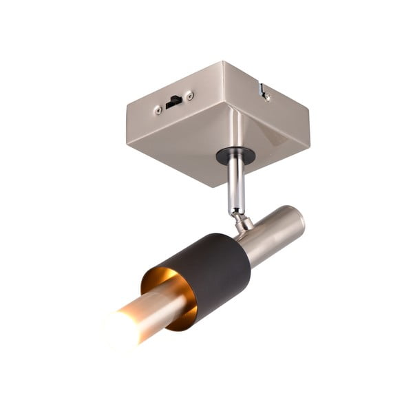 LED прожектор в черен и сребрист цвят 20,5x10 cm Ikaris – Trio Select-image-3