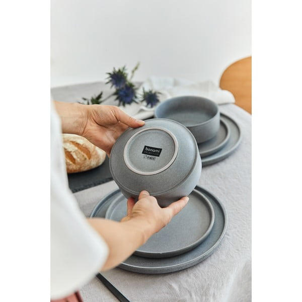 Керамичен сив комплект от 18 части Bonami selection Malia - Bonami Selection-image-3