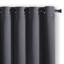 Тъмносиво затъмняващо перде 140x175 cm Kierra – Restilo