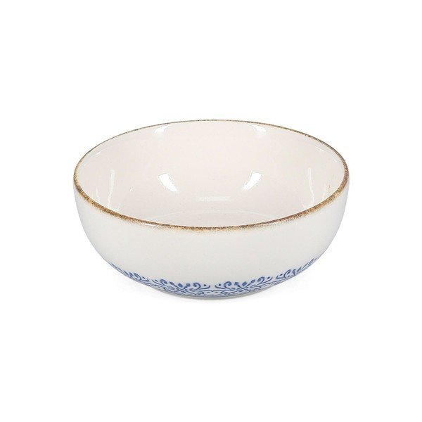 Бяла/синя порцеланова купичка за супа 710 ml Azul – BonBistro