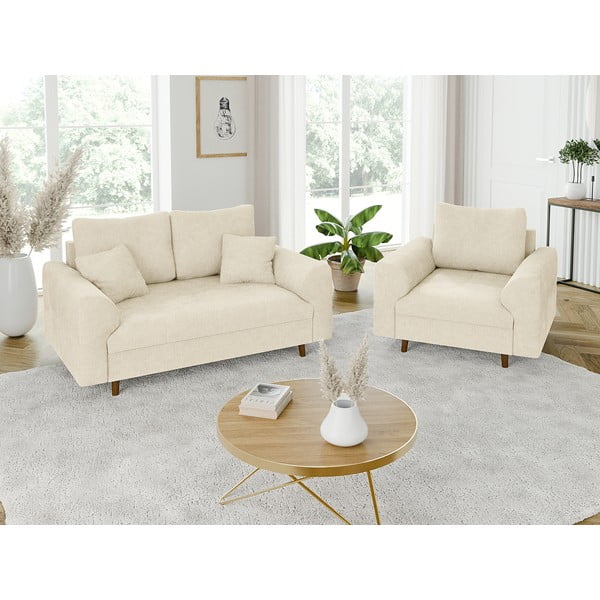 Бежов диван 150 cm Ariella – Ropez-image-4