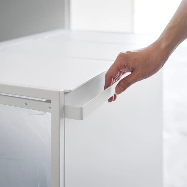 Бяло метално кошче за рециклиране Tower – YAMAZAKI-image-3