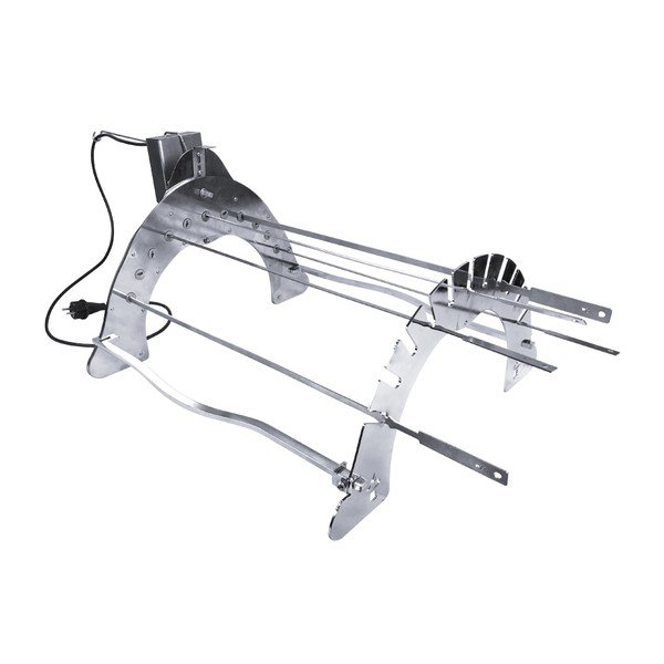 Стойка за грил от хромирана стомана Rotisserie Set – Remundi