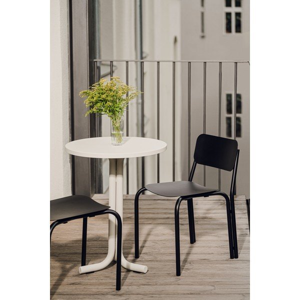 Черен градински стол метален Kei – noo.ma-image-1