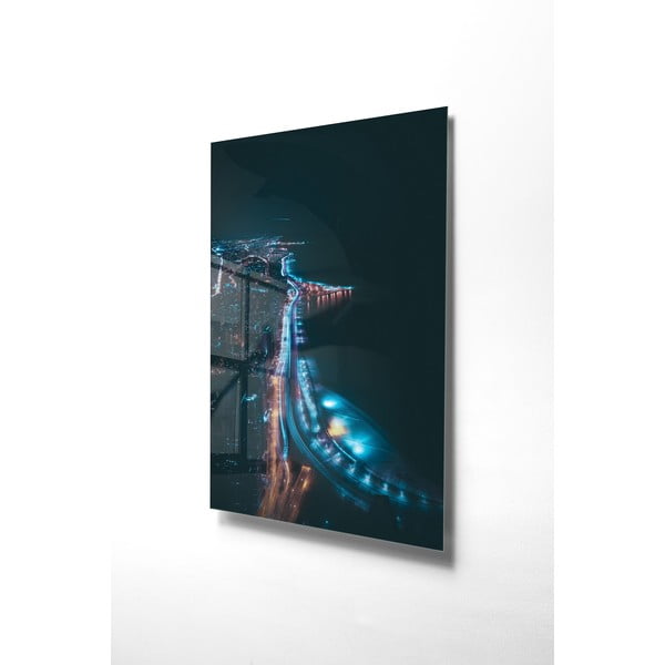 Картина върху стъкло 50x70 cm Night Way - Wallity-image-3