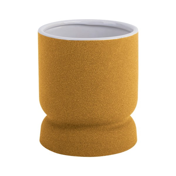 Жълта керамична ваза, височина 17 cm Cast - PT LIVING