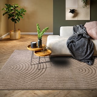 Светлокафяв килим 200x280 cm Panglao New York Taupe – Elle Decoration
