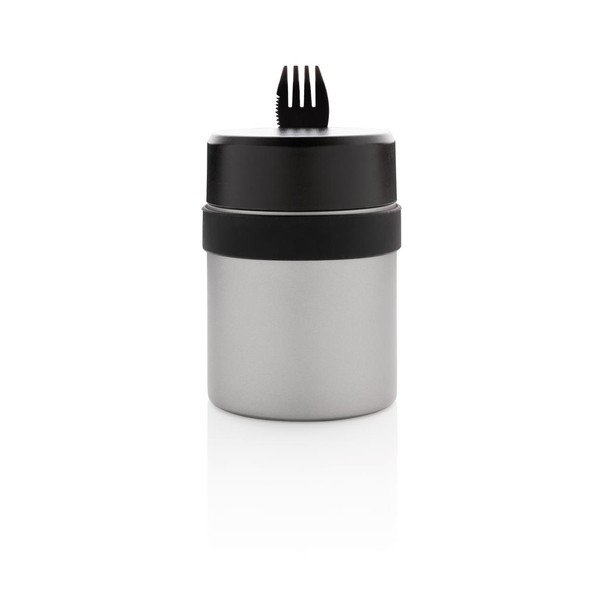 Комплект кутии за обяд от неръждаема стомана с прибори за хранене XD Collection Bogota - XD Exclusive-image-3