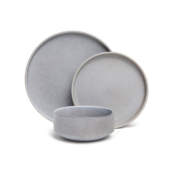 Керамичен сив комплект от 18 части Bonami selection Malia - Bonami Selection