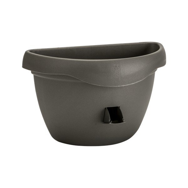 Антрацит Самонапоителни стенни саксии Siesta - Plastia