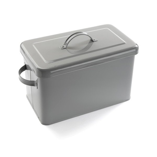 Šedý chlebník Versa Vintage Bread Bin