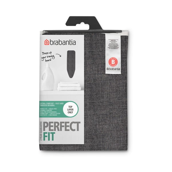 Покривало за дъска за гладене Denim Black B – Brabantia-image-1