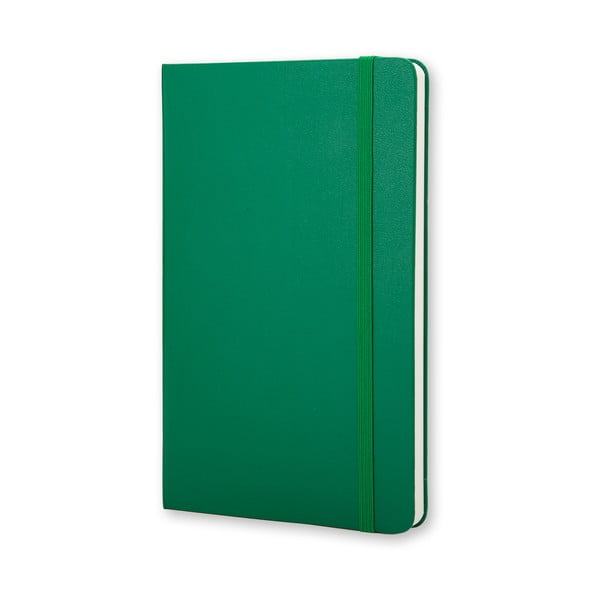 Malý zelený zápisník Moleskine Hard, bez linek