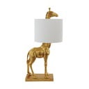 Настолна лампа с текстилен абажур в златист цвят (височина 70 cm) Silas – Bloomingville