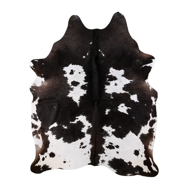 Черно-бяла естествена кравешка кожа Nero Creamy, 207 x 174 cm - Arctic Fur