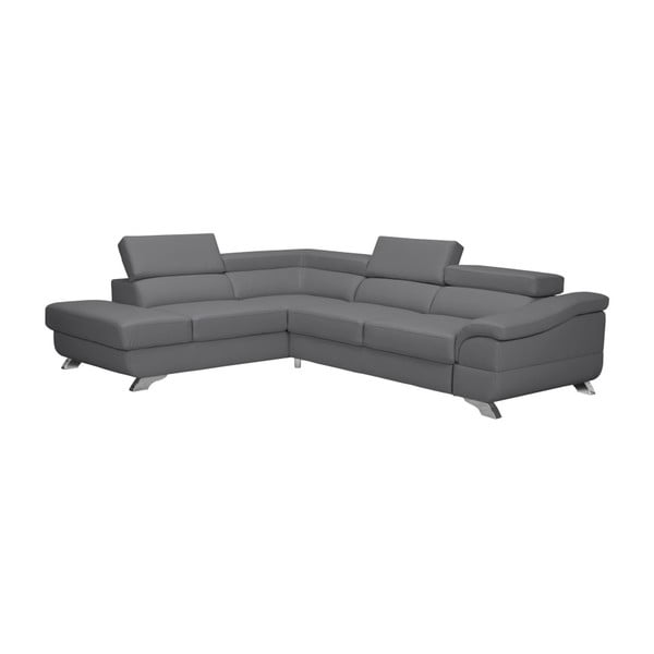 Разтегателен диван Gamma grey с място за съхранение, лява страна - Windsor & Co Sofas