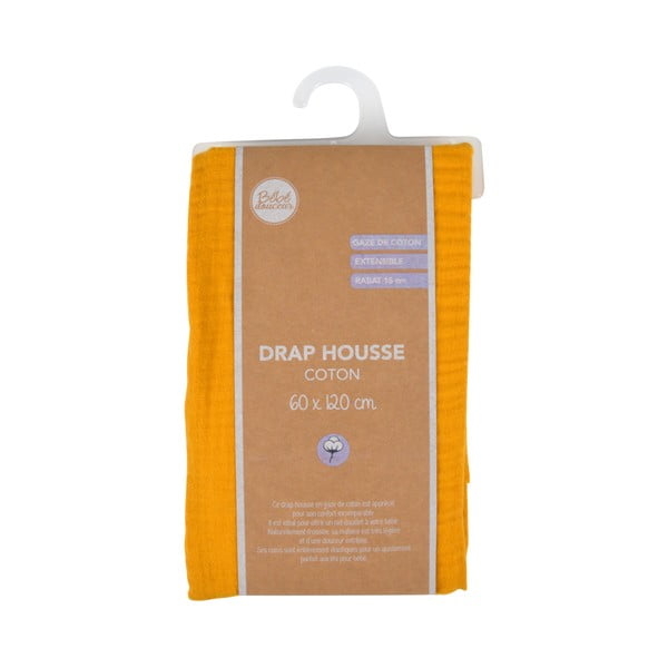 Еластичен муселинов чаршаф за детско креватче 70x140 cm – Bébé Douceur-image-4