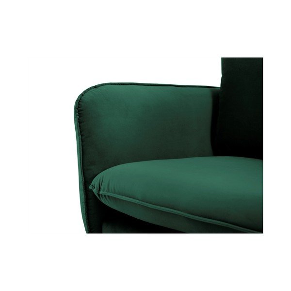 Диван от зелено кадифе , 200 см Vienna - Cosmopolitan Design-image-4