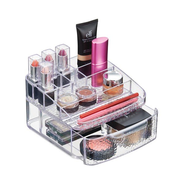 Bílý organizér InterDesign Rain, délka 17 cm