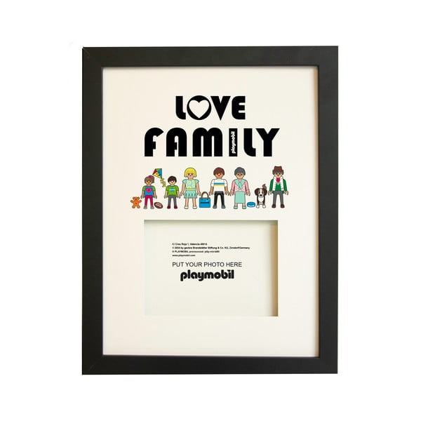 Черна висяща рамка 30x40 cm Love Family – Playmobil