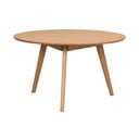Кръгла маса за кафе в дъбов декор в естествен цвят 90x90 cm Yumi - Rowico