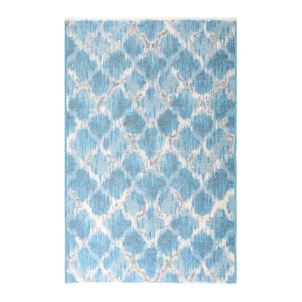 Oboustranný modro-šedý koberec Vitaus Camila, 77 x 200 cm
