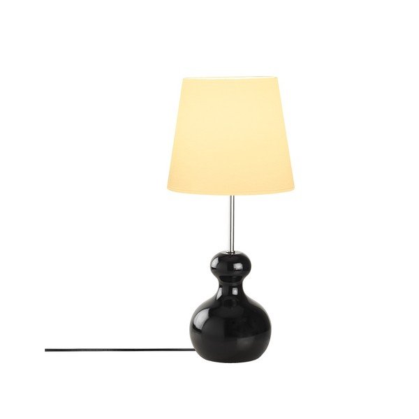Dřevěná stolní lampa v černé barvě Opviq lights Mallina-image-1