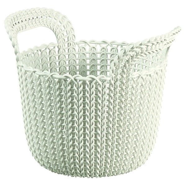 Кремава кошница за съхранение с дръжки Knit - Curver