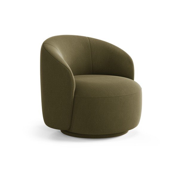 Зелено въртящо се кресло Letizia – Micadoni 