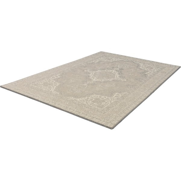 Бежов вълнен килим 133x180 cm William - Agnella-image-4