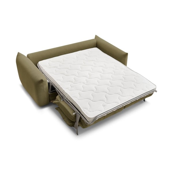 Зелен сгъваем диван 214 cm Ernest – Bobochic Paris-image-4